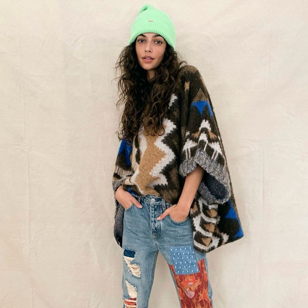 Free People Timber Trail Poncho